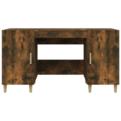 vidaXL Desk Black 140x50x75 cm Engineered Wood