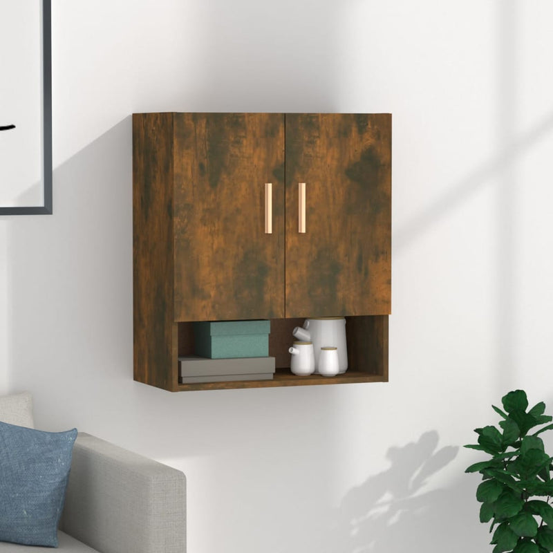 vidaXL Wall Cabinet Black 60x31x70 cm Engineered Wood