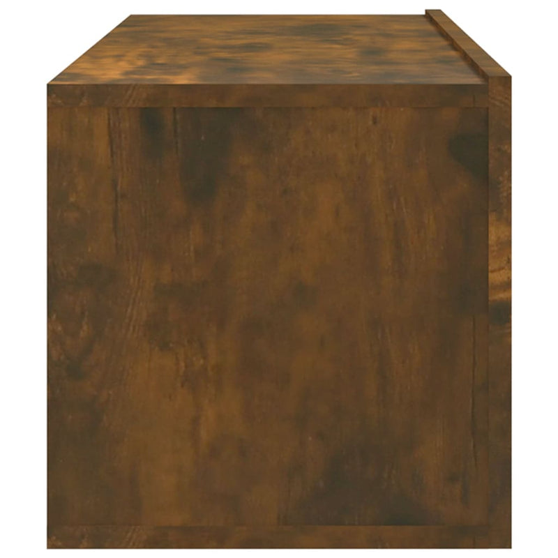 vidaXL Wall TV Cabinets 2 pcs Smoked Oak 100x30x30 cm Engineered Wood
