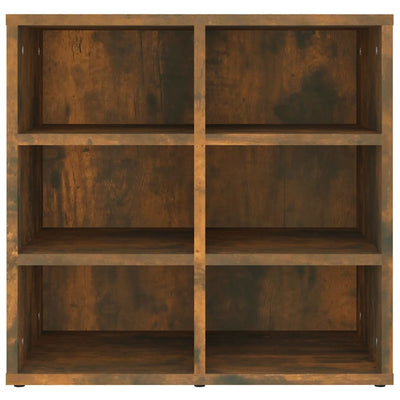 vidaXL Shoe Cabinet Smoked Oak 52.5x30x50 cm