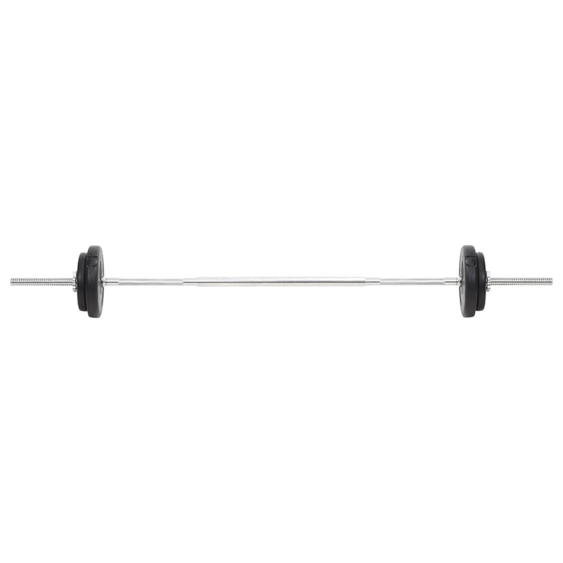 vidaXL Barbell and Dumbbell Set 30 kg
