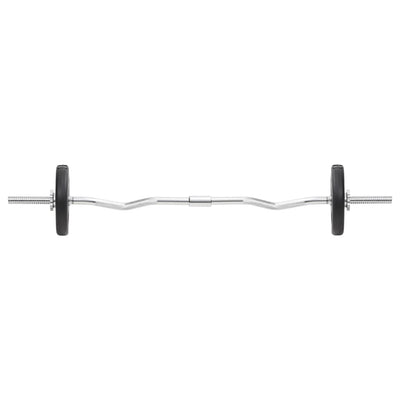 vidaXL Barbell and Dumbbell Set 30 kg