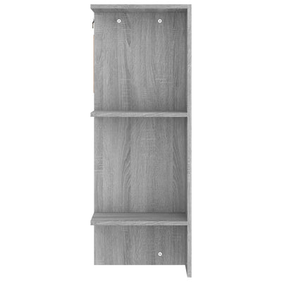 vidaXL Hallway Cabinets 2 pcs Brown Oak Engineered Wood