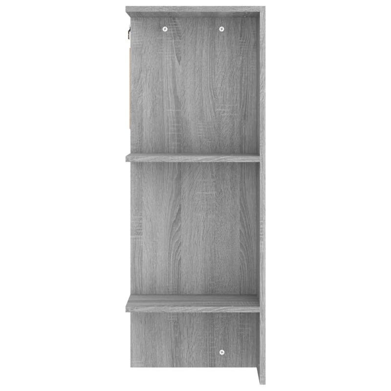 vidaXL Hallway Cabinets 2 pcs Brown Oak Engineered Wood