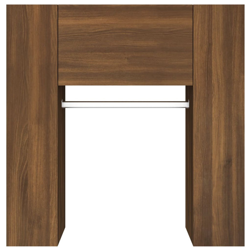 vidaXL Hallway Cabinets 2 pcs Brown Oak Engineered Wood