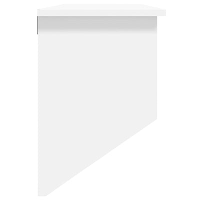 vidaXL Wall-mounted Coat Rack Black Engineered Wood and Natural Rattan