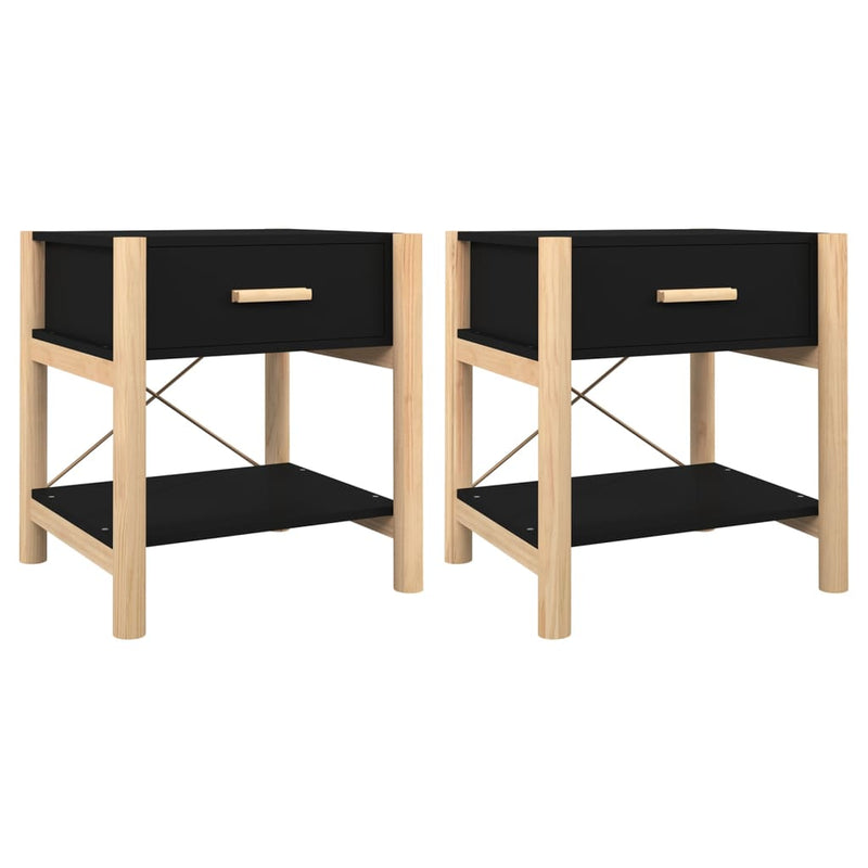 vidaXL Bedside Tables 2pcs 42x38x45 cm Engineered Wood