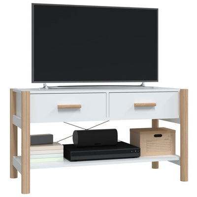 vidaXL TV Cabinet Black 82x38x45 cm Engineered Wood