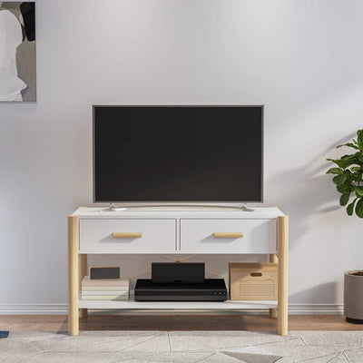 vidaXL TV Cabinet Black 82x38x45 cm Engineered Wood