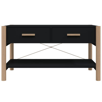 vidaXL Coffee Table Black 82x48x45 cm Engineered Wood