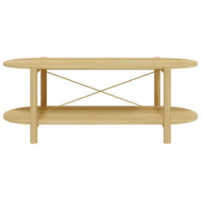 vidaXL Coffee Table Black 82x48x45 cm Engineered Wood