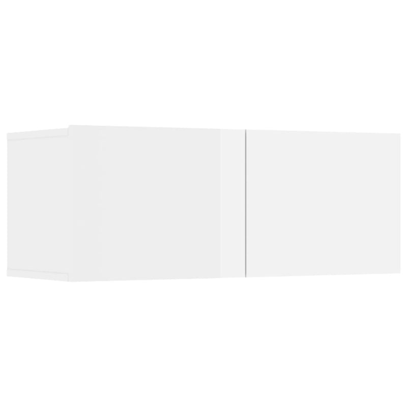 vidaXL TV Cabinets 4 pcs Smoked Oak 80x30x30 cm Engineered Wood