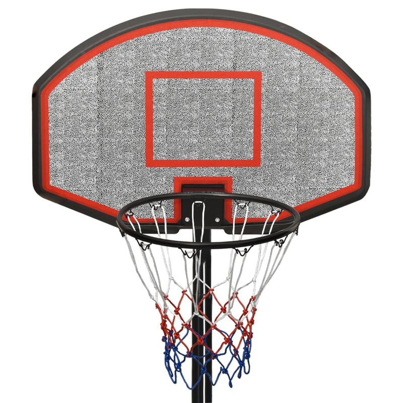 vidaXL Basketball Stand Black 237-307 cm Polyethene