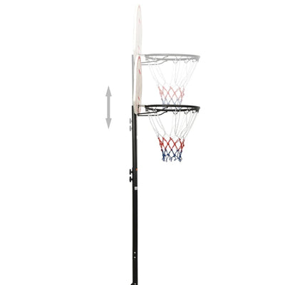 vidaXL Basketball Stand Black 216-250 cm Polyethene