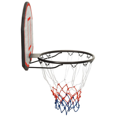 vidaXL Basketball Backboard Black 90x60x2 cm Polyethene