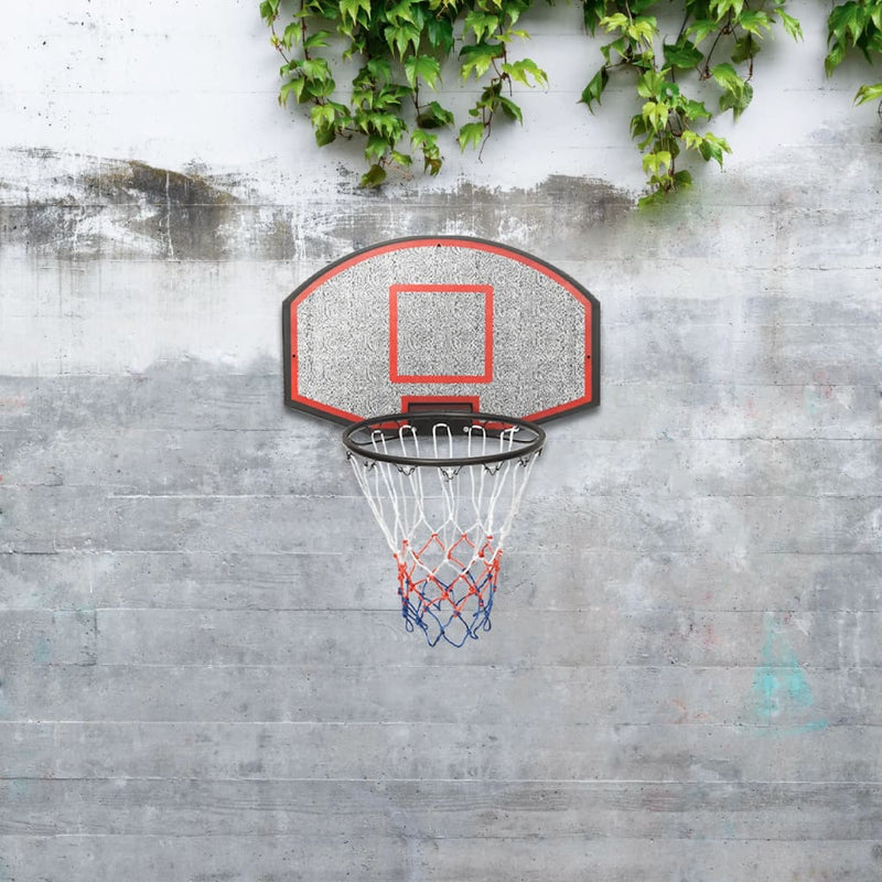 vidaXL Basketball Backboard Black 90x60x2 cm Polyethene