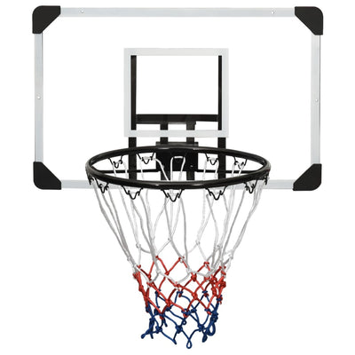 vidaXL Basketball Backboard Transparent 106x69x3 cm Polycarbonate