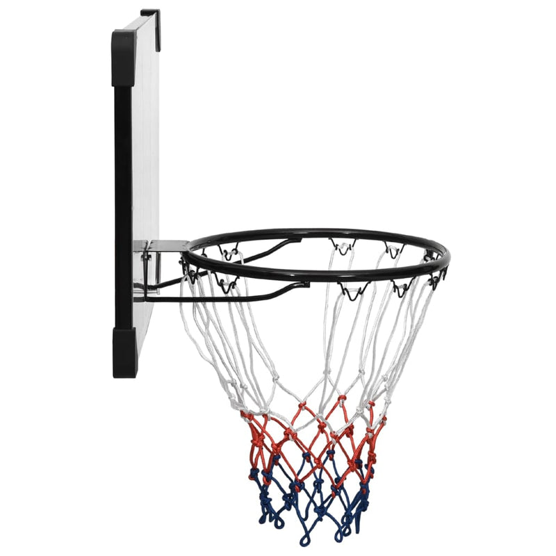 vidaXL Basketball Backboard Transparent 106x69x3 cm Polycarbonate