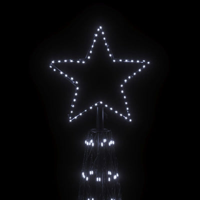 vidaXL Christmas Cone Tree Cold White 3000 LEDs 230x800 cm