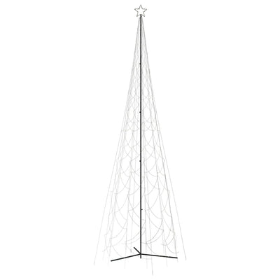 vidaXL Christmas Cone Tree Warm White 3000 LEDs 230x800 cm