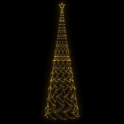 vidaXL Christmas Cone Tree Warm White 3000 LEDs 230x800 cm
