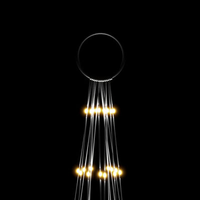 vidaXL Christmas Tree on Flagpole Warm White 1134 LEDs 800 cm
