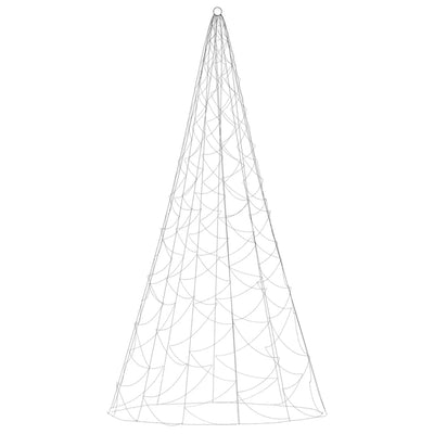 vidaXL Christmas Tree on Flagpole Warm White 500 LEDs 300 cm