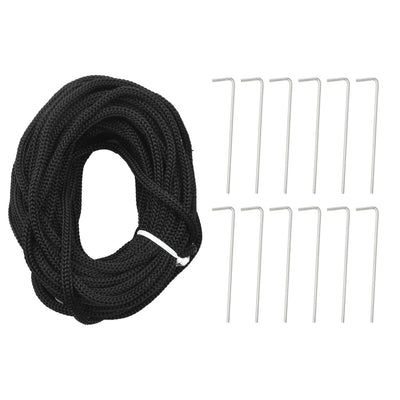 vidaXL Christmas Tree on Flagpole Warm White 1400 LEDs 500 cm