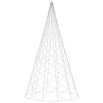 vidaXL Christmas Tree on Flagpole Warm White 3000 LEDs 800 cm
