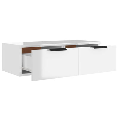 vidaXL Wall Cabinets 2 pcs White 68x30x20 cm Engineered Wood