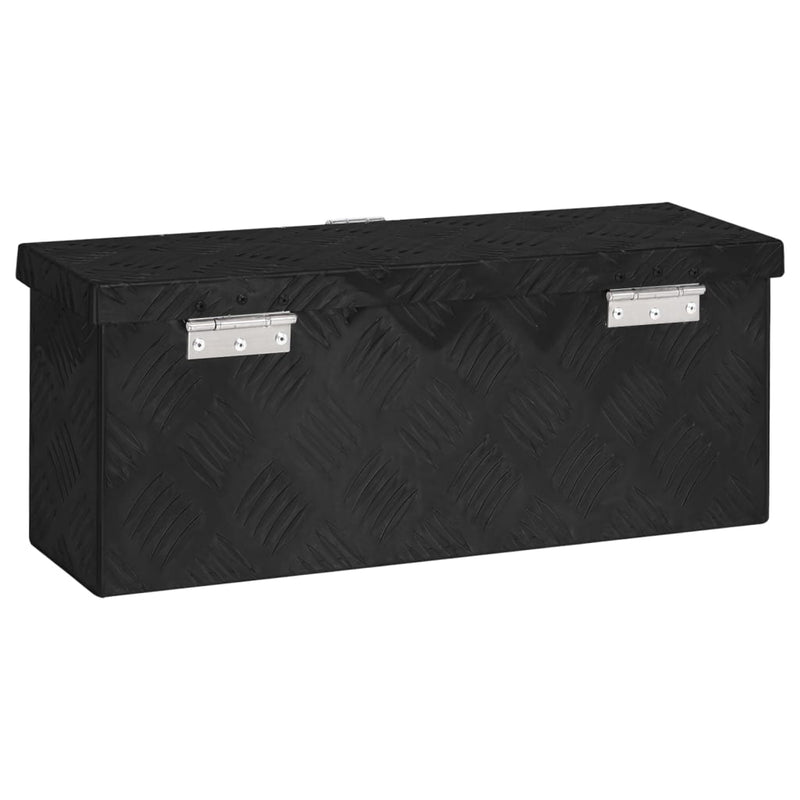 vidaXL Storage Box Silver 50x15x20.5 cm Aluminium