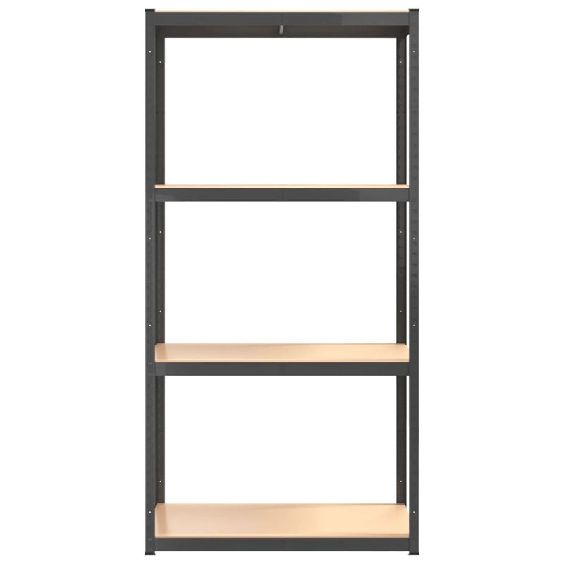 vidaXL 5-Layer Storage Shelf Anthracite Steel and Engineered Wood
