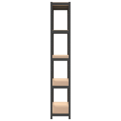vidaXL 5-Layer Storage Shelf Anthracite Steel and Engineered Wood