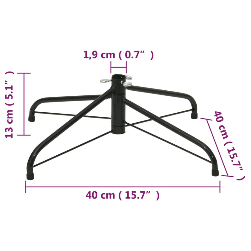 vidaXL Christmas Tree Stand 40x40x13 cm