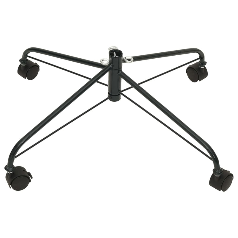 vidaXL Christmas Tree Stand with Wheels 50x46x21.5 cm