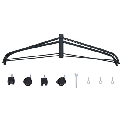 vidaXL Christmas Tree Stand with Wheels 50x46x21.5 cm