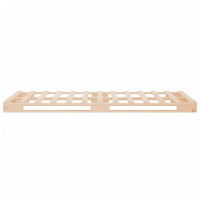 vidaXL Pallet Bed without Mattress White 100x200 cm Solid Wood
