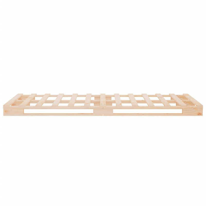 vidaXL Pallet Bed without Mattress White 100x200 cm Solid Wood