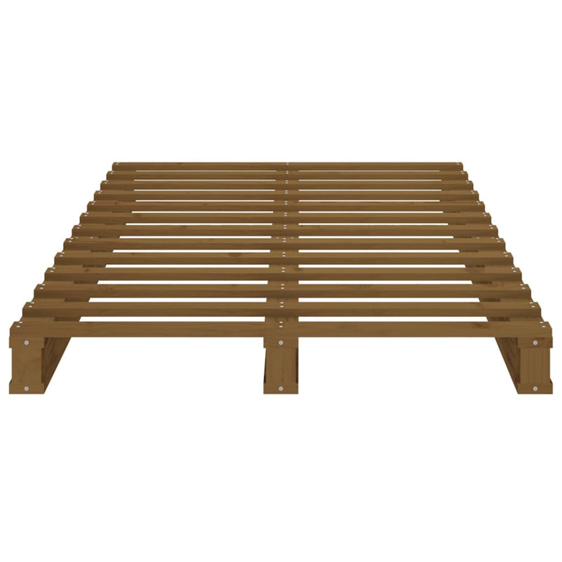 vidaXL Pallet Bed without Mattress White 100x200 cm Solid Wood