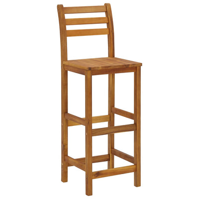 vidaXL Bar Stools 6 pcs Solid Wood Acacia