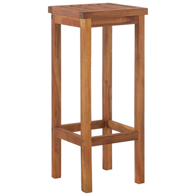 vidaXL Bar Stools 4 pcs Solid Wood Acacia
