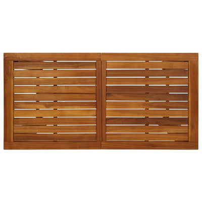 vidaXL 7 Piece Garden Bar Set Solid Wood Acacia