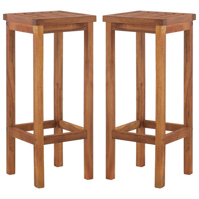 vidaXL 7 Piece Garden Bar Set Solid Wood Acacia