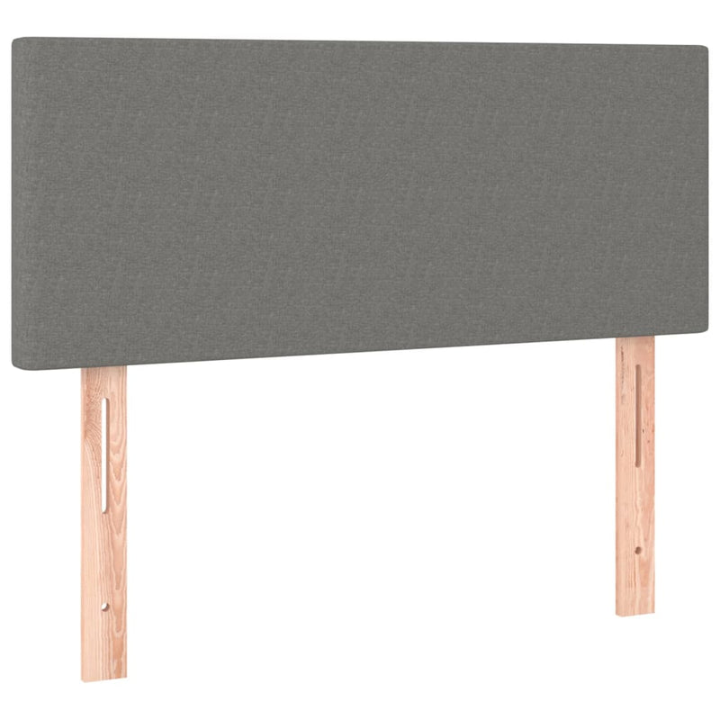 vidaXL Headboard Dark Grey 100 cm Fabric