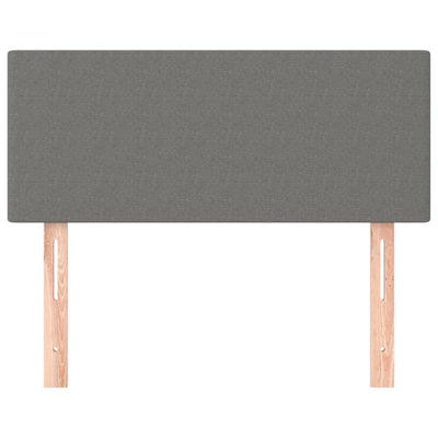 vidaXL Headboard Dark Grey 100 cm Fabric