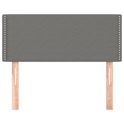 vidaXL Headboard Dark Grey 100 cm Fabric