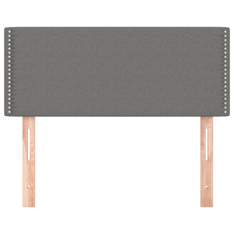 vidaXL Headboard Dark Grey 100 cm Fabric