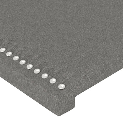 vidaXL Headboard Dark Grey 100 cm Fabric