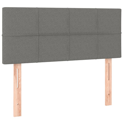 vidaXL Headboard Dark Grey 100 cm Fabric