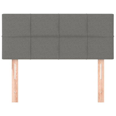 vidaXL Headboard Dark Grey 100 cm Fabric